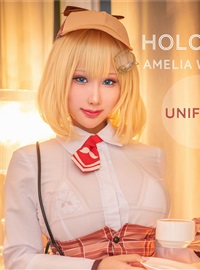 NO.180 雨波_HaneAme - Hololive Amelia Waston Unifrom制服(20)